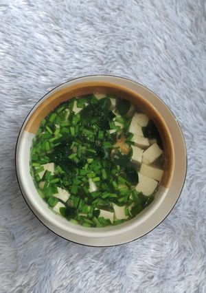 Foto resep 592. Sup Tahu Kelor Kucai