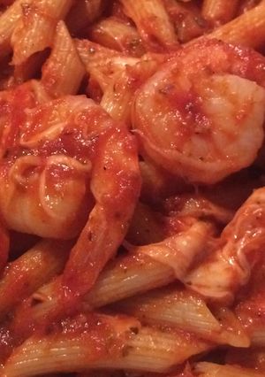 A picture of Shrimp Fra Diavolo.