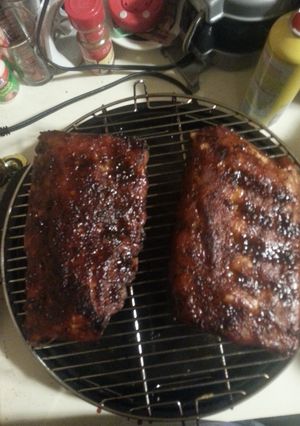 A picture of Nu Wave Baby back Ribs.