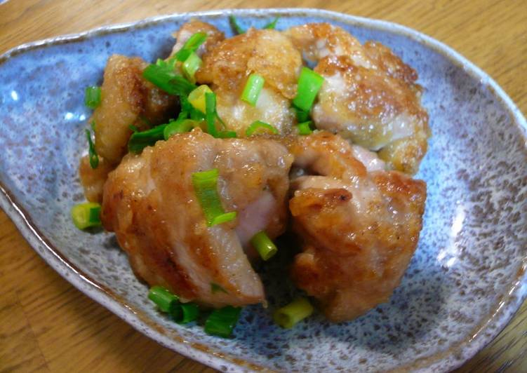 Recipe of Favorite Beware of Overeating! Chicken Stir Fry with Green Onions, Mayonnaise, and Ponzu Sauce