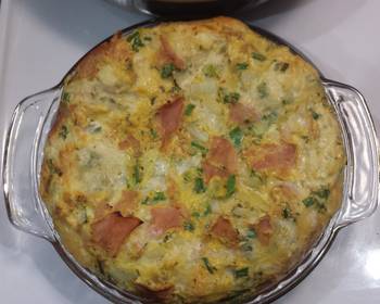 Ultimate Making Recipe Frittata Florentine w ham and provolone Delicious Steady