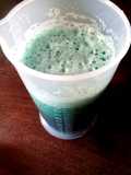 Batido de manzana y spirulina