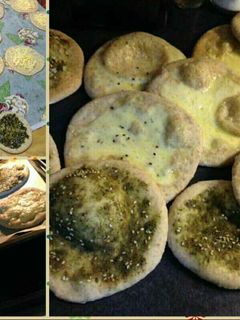 صورة لوصفة طريقة عمل مناقيش بالجبنة والزعتر