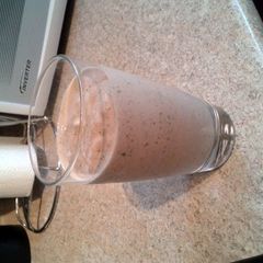 Healthy Mixed-Fruit Smoothie w Kale A picture of Healthy Mixed-Fruit Smoothie w Kale.