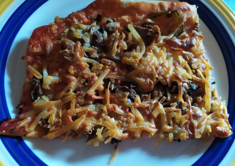 Pizza de masa fina