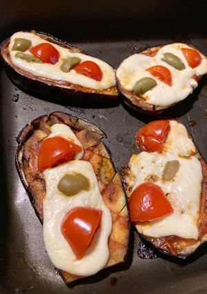 Una foto de Berenjena a la pizza LIGHT