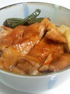 A picture of Spicy Teriyaki Chicken Thigh Rice Bowl.