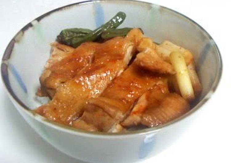 Recipe of Quick Spicy Teriyaki Chicken Thigh Rice Bowl