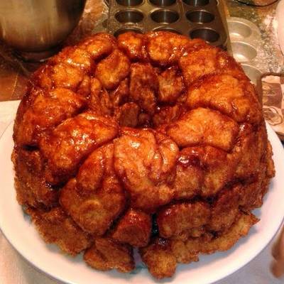 Plunket Cake or Monkey Bread Recipe 