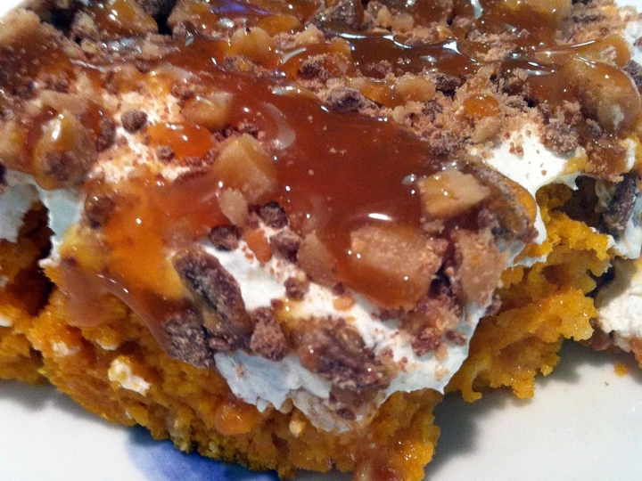 Recipe Better Than Sex Pumpkin Poke Cake the Awesome  Makes you drool