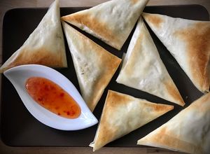 Una foto de Samosas