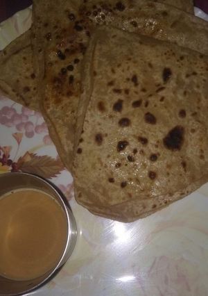 A picture of Aloo Paratha.