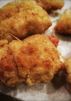 Foto di Fagotti di pollo, prosciutto cotto e formaggio
