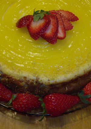 A picture of LEMON CHEESECAKE.
