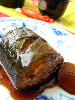 A picture of Rich Miso-Simmered Mackerel.