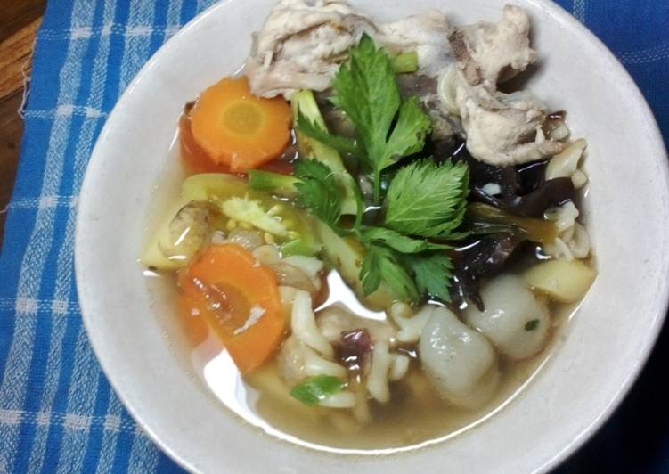 Resep @MANTAP Soup ayam jamur kuping menu masakan harian