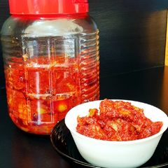 A picture of Lemon Pickle - Amma's Recipe.