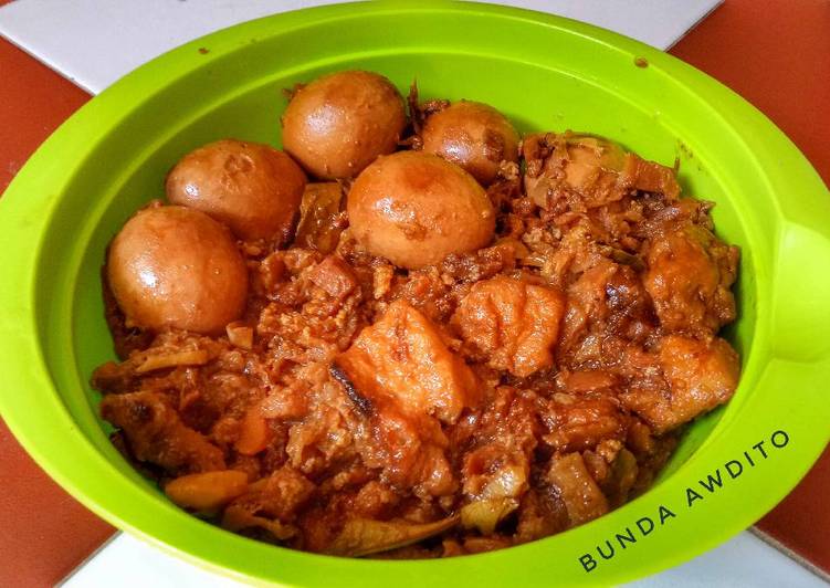 Cara Gampang Menyiapkan Gudeg presto, Enak