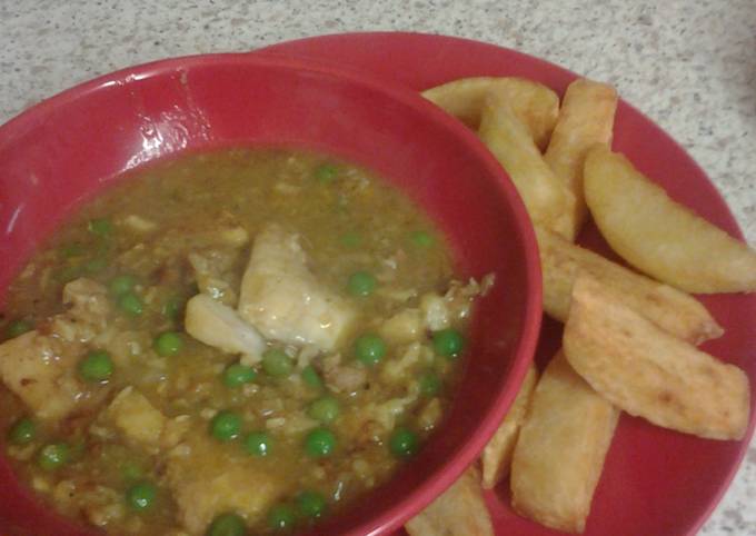 My Curried Fish and Chips
