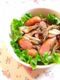 Maitake Mushroom & Wiener Sausage Stir-Fry