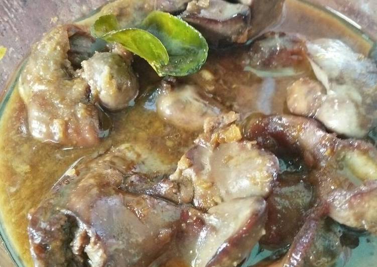 Semur Hati Ampela (Tidak Pedas)