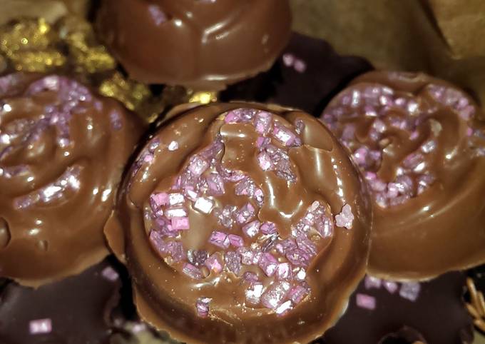 Sophie's strawberry cream chocolates.
