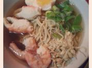 A picture of seafood broth