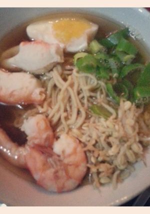 A picture of Seafood Ramen.