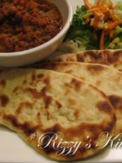A picture of Easy Homemade Naan Bread With Cake Flour.