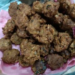 A picture of Mince meat pakorey.