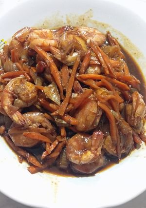 Foto resep Udang goreng saus mentega