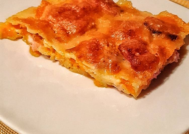 Recetta di Fatto in casa super veloce Parmigiana di Zucca