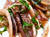 garlic butter squid