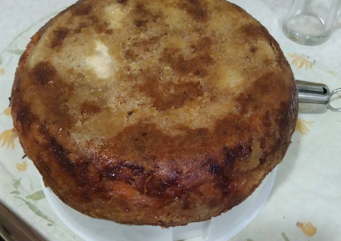 Рецепт: Насыпной яблочный пирог - с манкой