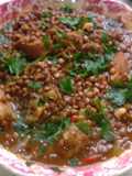 Lentejas con punta de costilla de cerdo