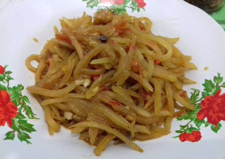  Resep  Tumis pepaya muda  oleh Juna Aufaa Alfarizki Cookpad