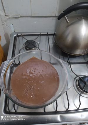 Una foto de Crema de chocolate dietética
