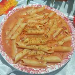 A picture of Pasta Penne saos Rose.