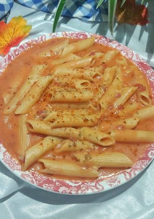 Foto resep Pasta Penne saos Rose