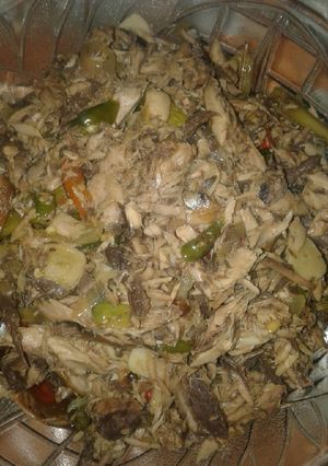 Foto resep Suwir ikan tongkol pedas