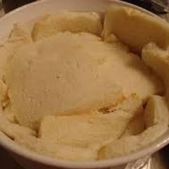 Steamed bread pudding A picture of Steamed bread pudding.