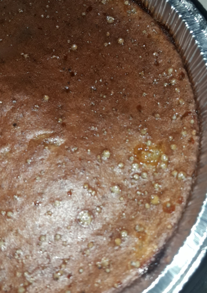 Una foto de Bizcocho de plátano, huevo y chocolate