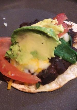 Una foto de Quesadilla exótica