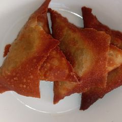 A picture of Samosas.
