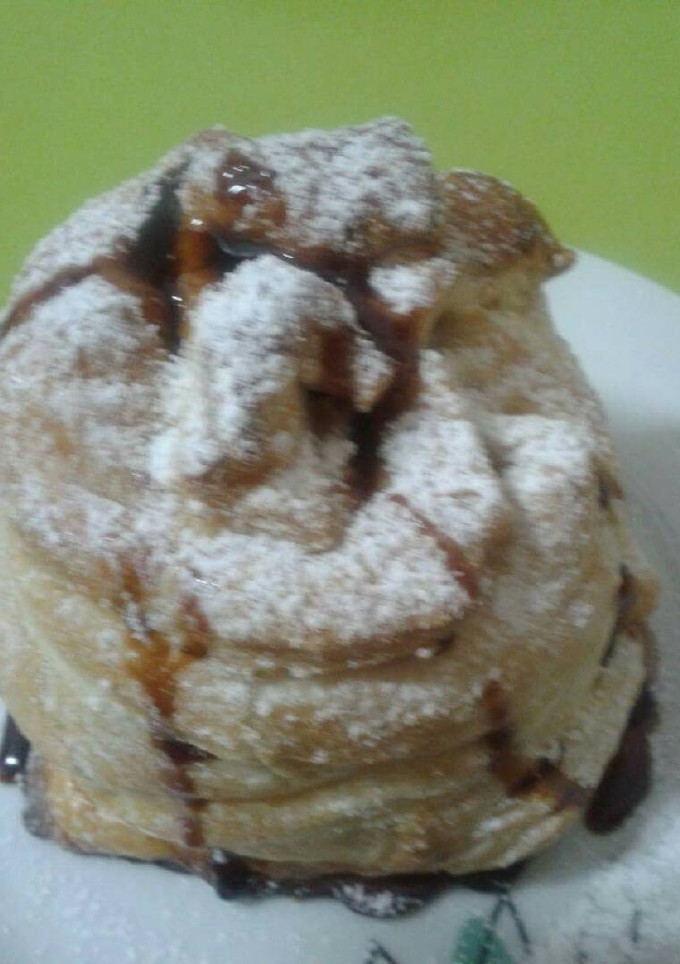 Una foto de Manzanas envueltas con hojaldre