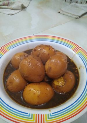 Foto resep Telur masak karamel