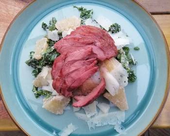 New Recipe Smoked duck with kale pomelo and walnut dressing Restaurant Style