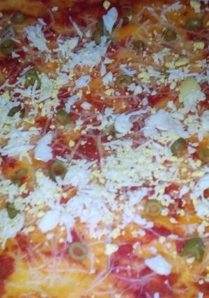 صورة لوصفة بيتزا ساهلة