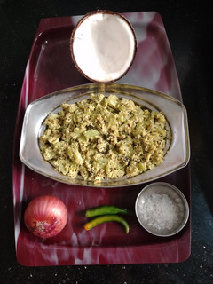 *கிராமத்து புடலங்காய் பொரியல்*(village style pudalangai poriyal recipe in tamil) செய்முறை முக்கிய புகைப்படம்