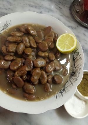 صورة لوصفة فول بالكمون مثل فول الشوارع